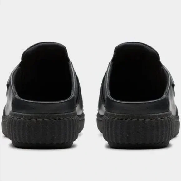 Clarks Originals Women's Caroline Bay Black Lea 26179513 - Picture 3 of 8